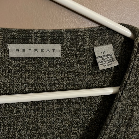 Comfy grampa sweater 90’s buttons pockets - Picture 3 of 4